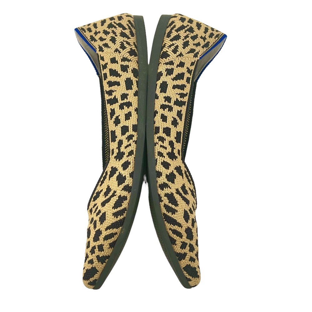 Rothy's women's Retired "The Point" Animal Print Flats size 8 - Picture 6 of 12